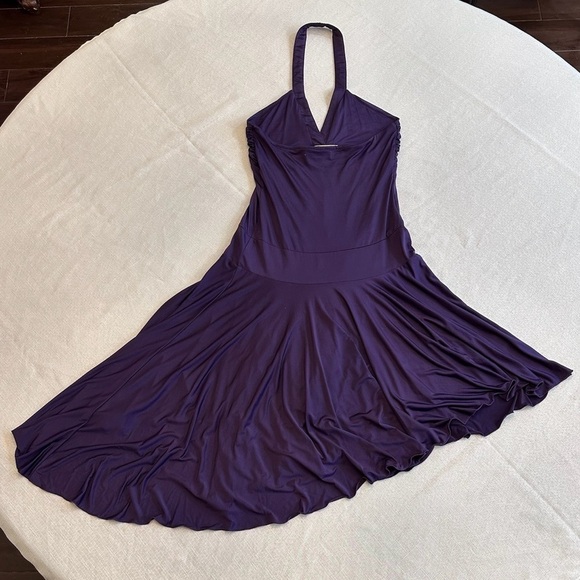 TO THE MAX Asymmetrical Halter Neckline Dress, Bead and Sequin Neck, Size XS. - Picture 2 of 4